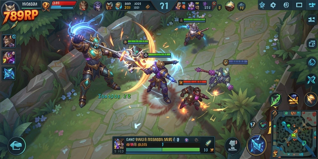 Tangkapan layar gameplay dari 789RP yang mendebarkan.