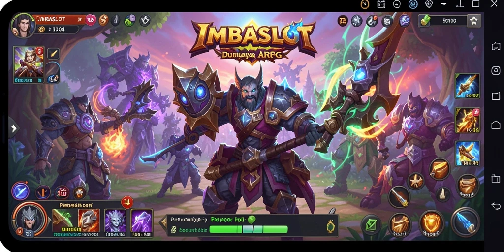Tampilan gameplay ARPG IMBASLOT yang menantang dan mendebarkan.