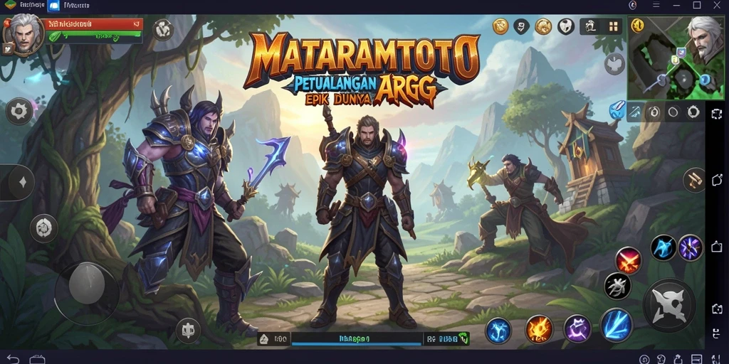 Tampilan gameplay ARPG yang mendebarkan di MATARAMTOTO.