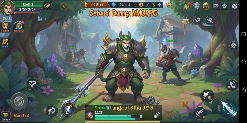 Tampilan gameplay SINGA8 yang menakjubkan dan mendebarkan.