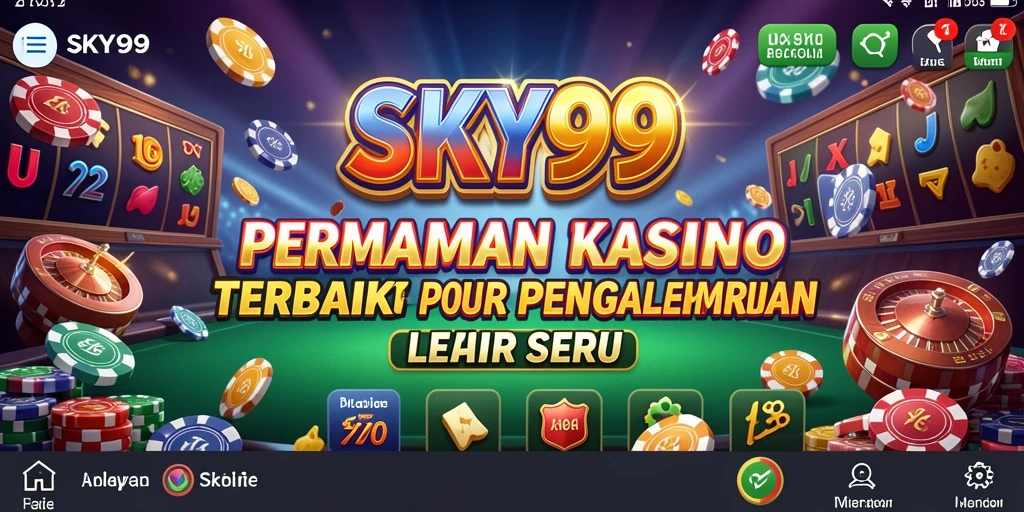 Tampilan permainan Kasino yang memukau dan interaktif.